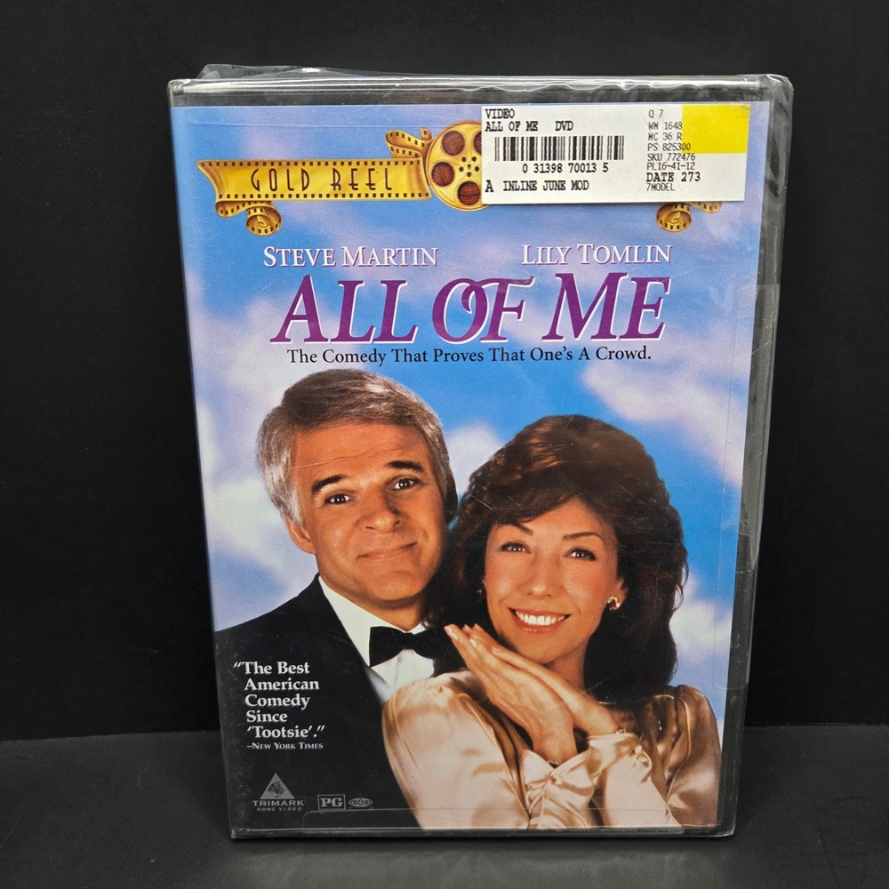 All of Me DVD Steve Martin Lily Tomlin Comedy Gold Reel New Sealed 1984 Movie
